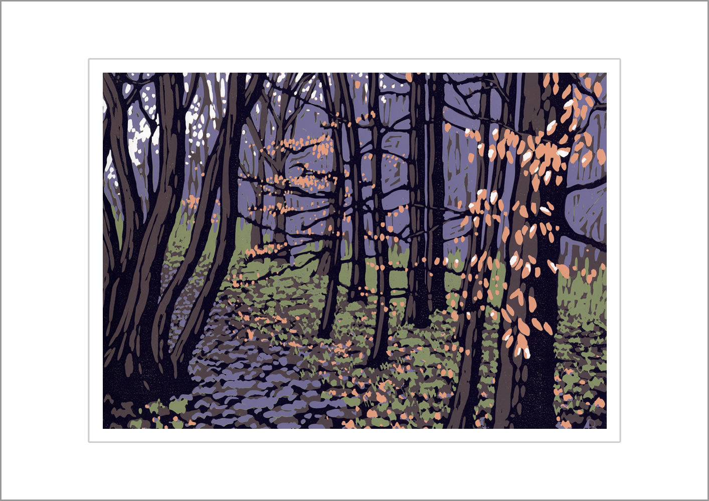 Beech Leaves in Winter reproduction