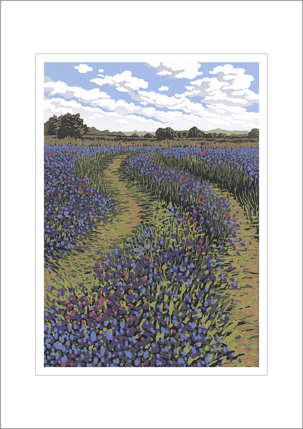 Blue Field Tracks reproduction