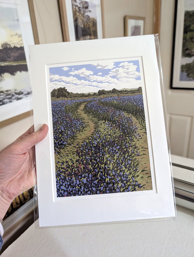 Blue Field Tracks reproduction