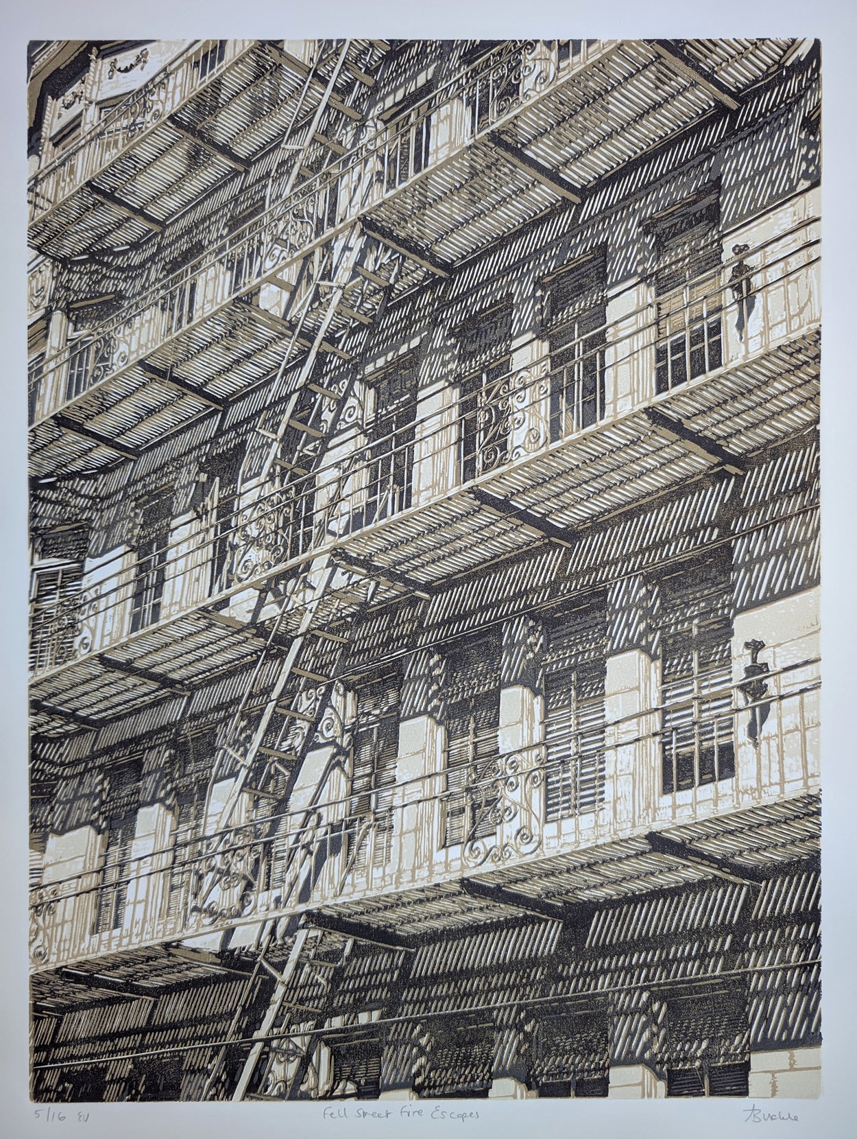 Fell Street Fire Escapes