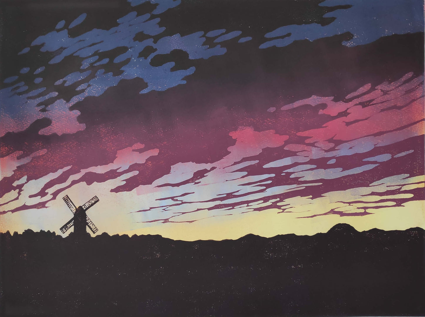 Windmill Sunset