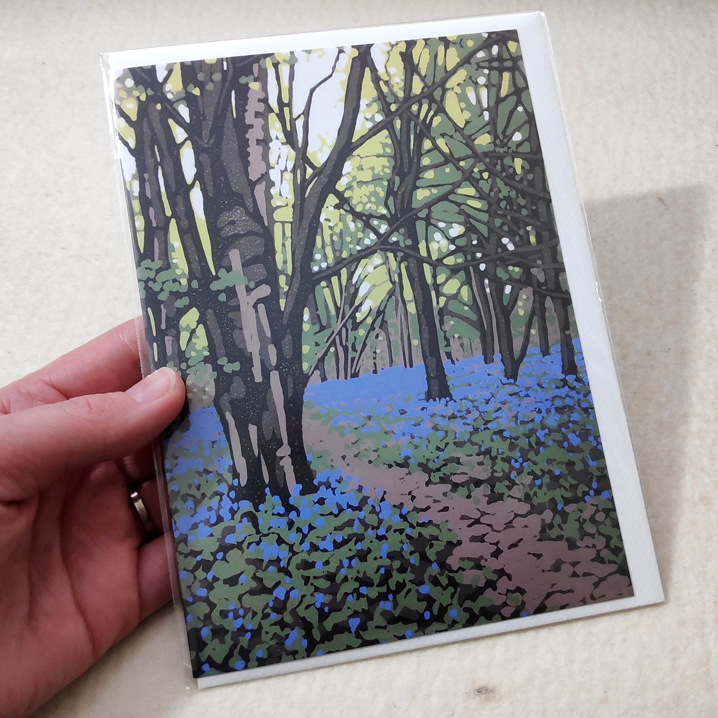 Bluebell Walk card