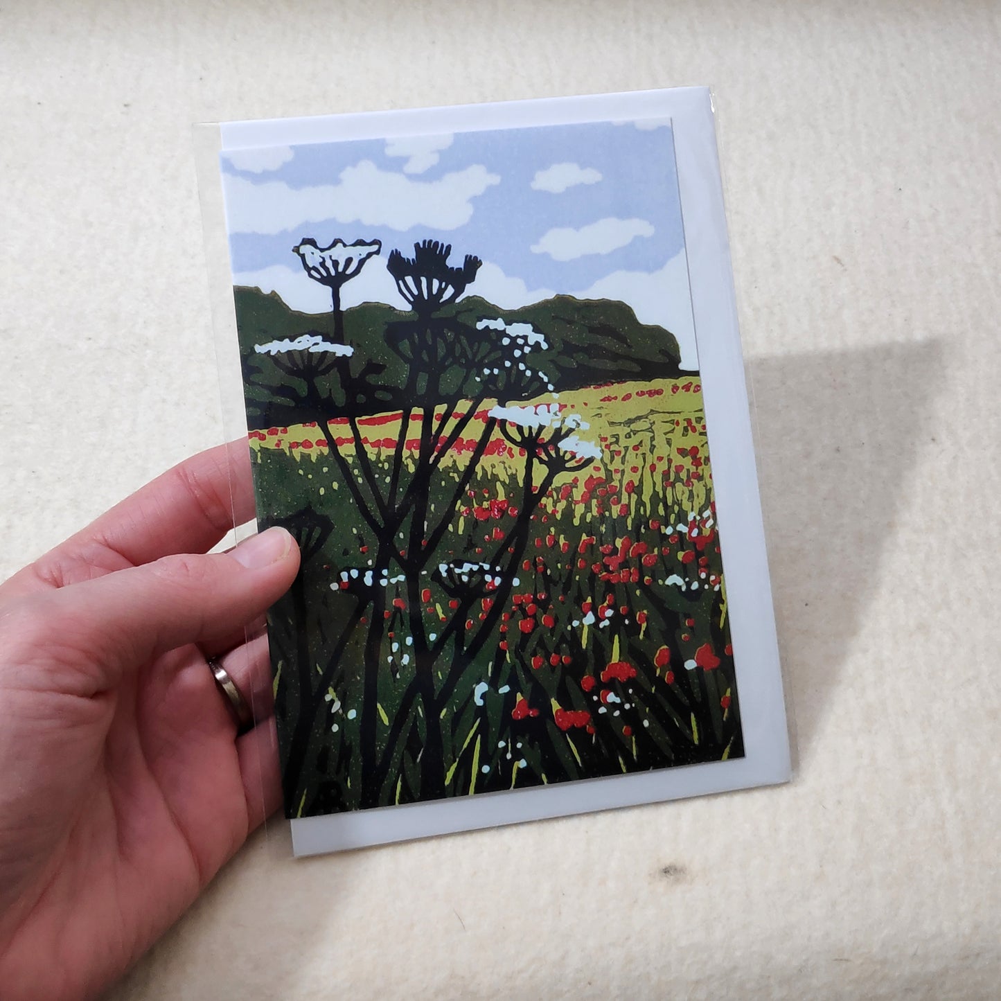 Poppies and Parsley card