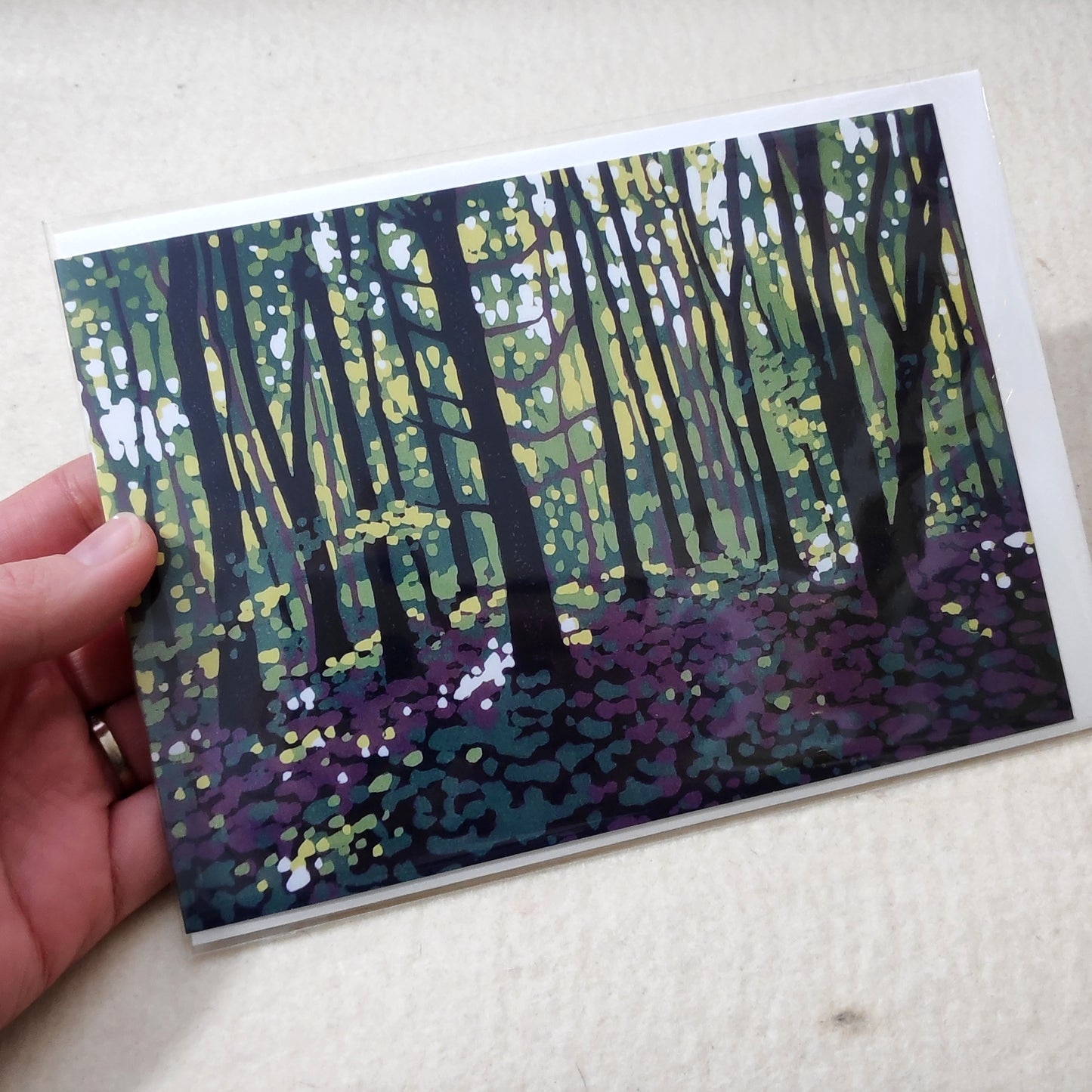 Summer Woodland card