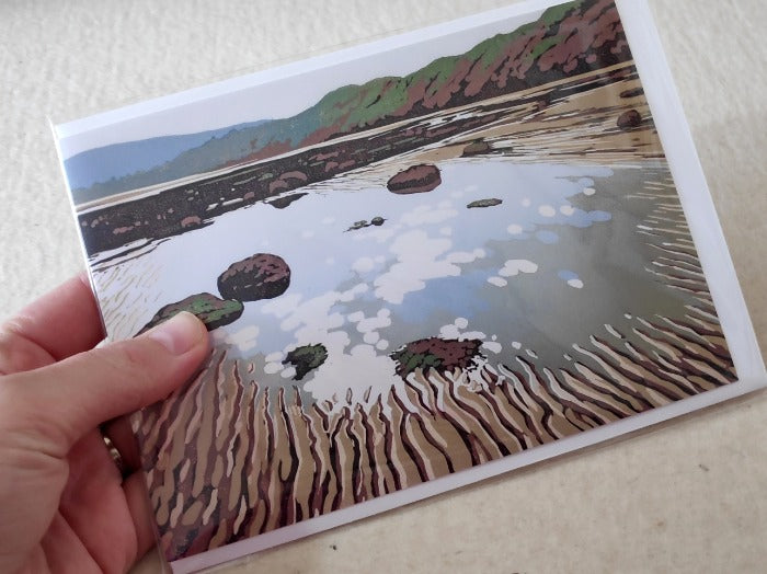 Tide's Out at Robin Hood's Bay card