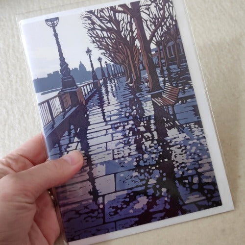 Rainy Southbank card