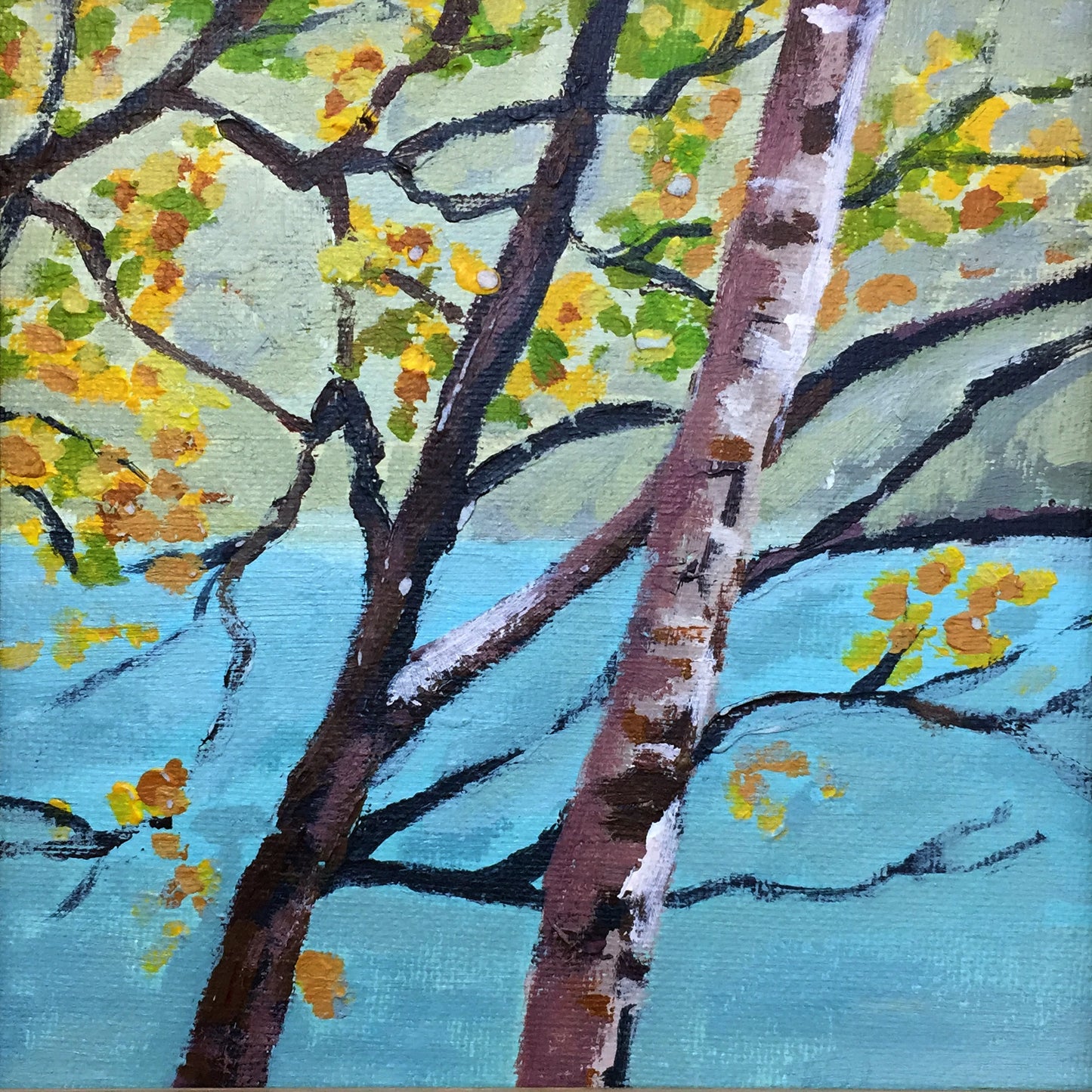 Grasmere Birches study 1