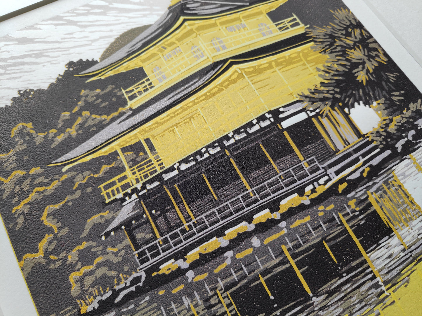 Black and Yellow Kinkaku-ji