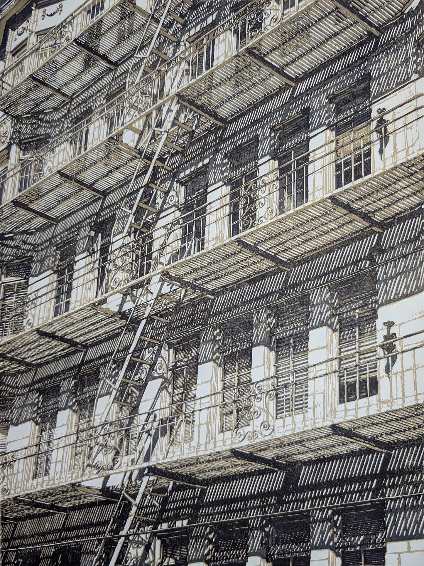 Fell Street Fire Escapes