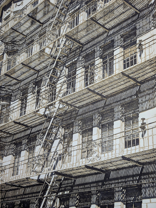 Fell Street Fire Escapes