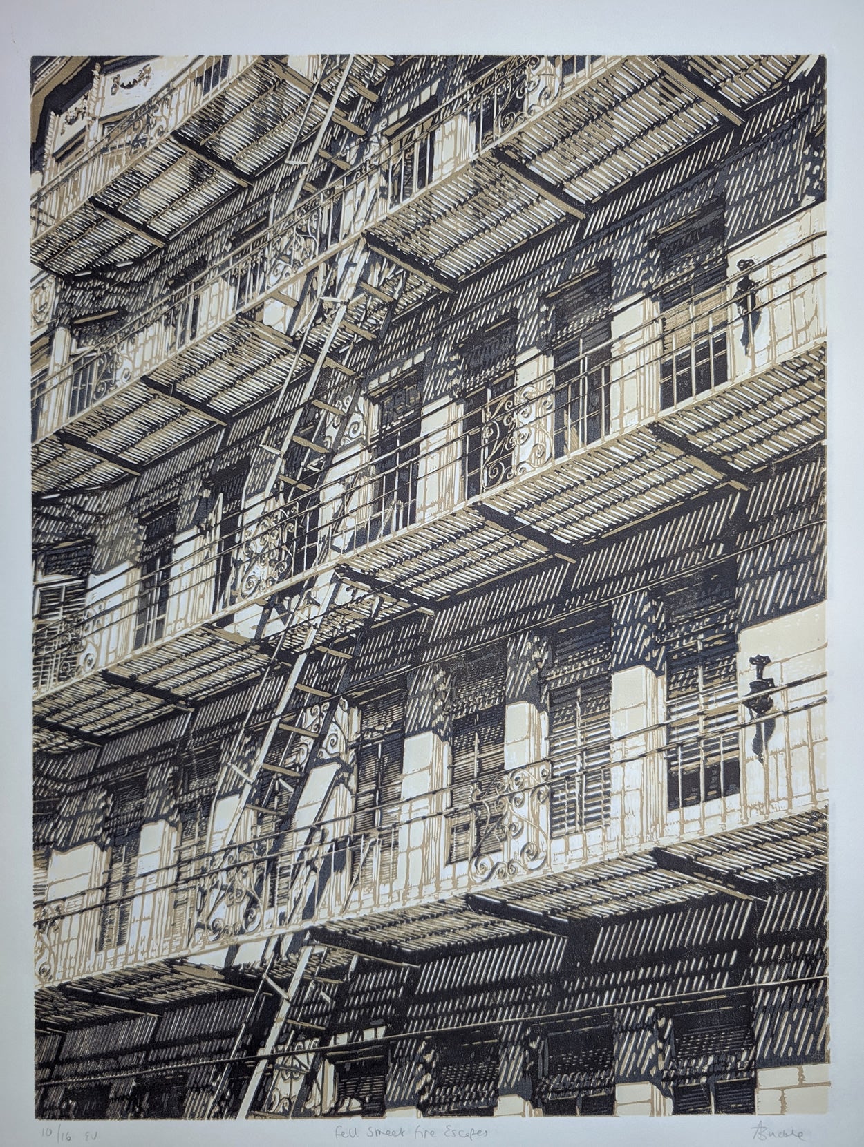 Fell Street Fire Escapes