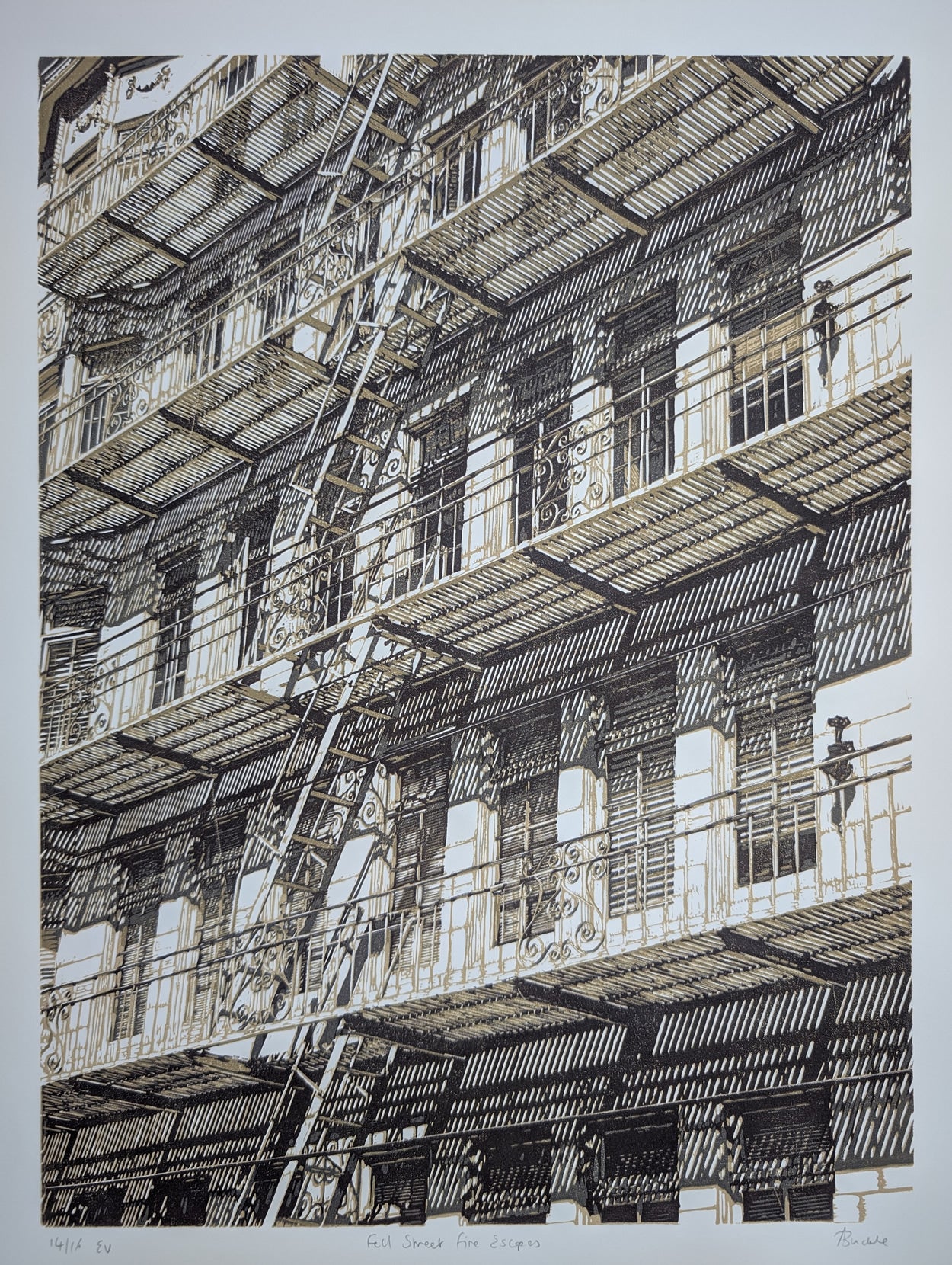 Fell Street Fire Escapes