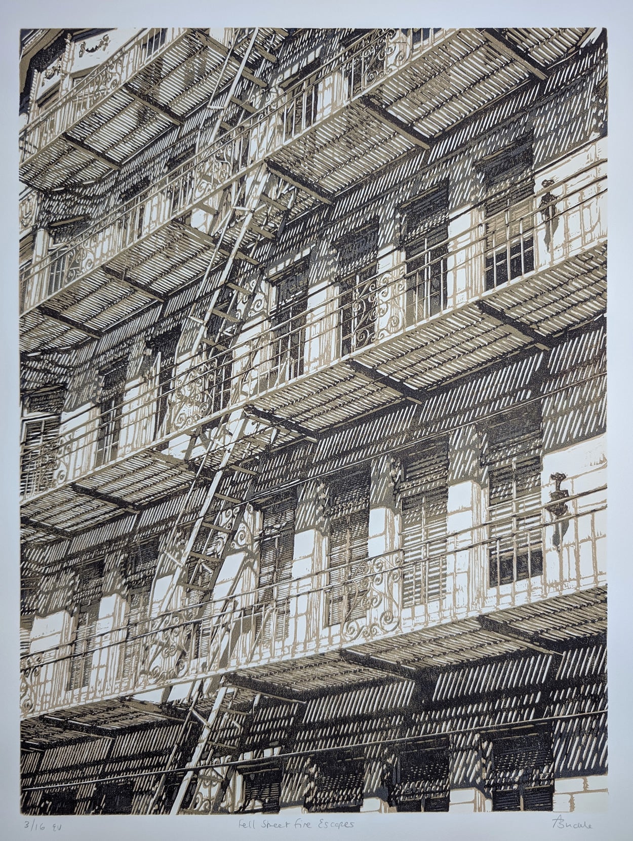 Fell Street Fire Escapes