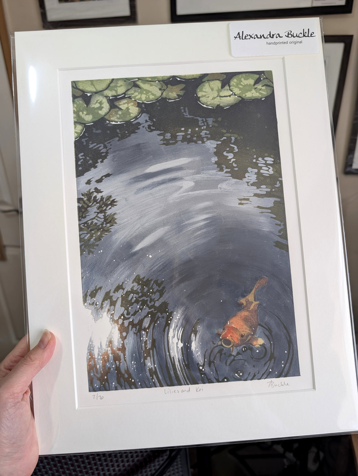 Lilies and Koi