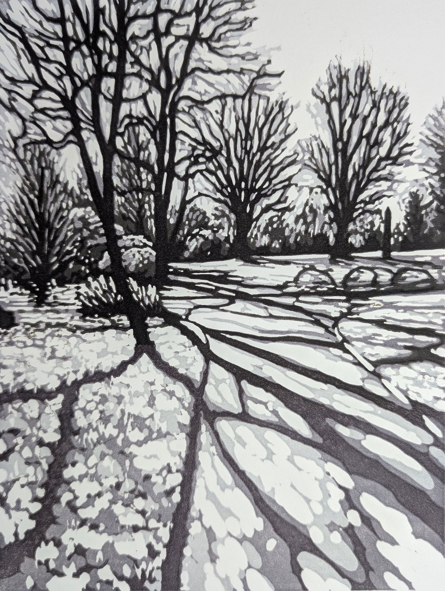 Waterperry Shadows BnW