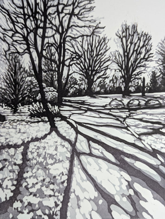 Waterperry Shadows BnW