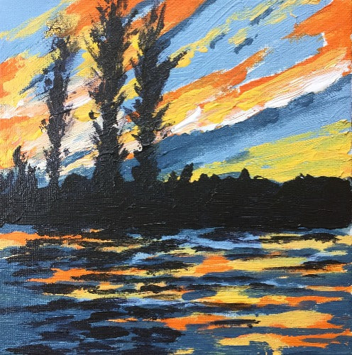 Sunset Ripples study 1